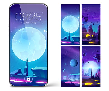 photo of screen Illustrations